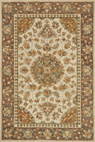 Loloi Victoria VK-11 Ivory/Charcoal Area Rug main image