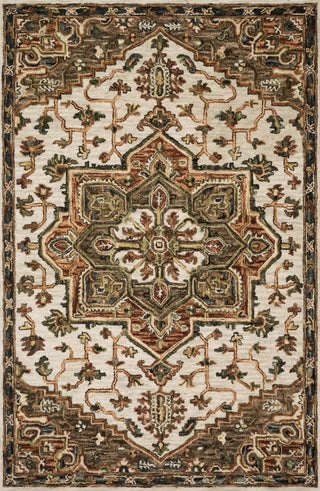 Loloi Victoria VK-15 Ivory/Tobacco Area Rug main image