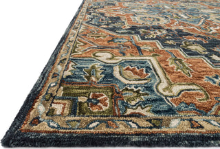 Loloi Victoria VK-16 Rust/Multi Area Rug Corner Image Feature