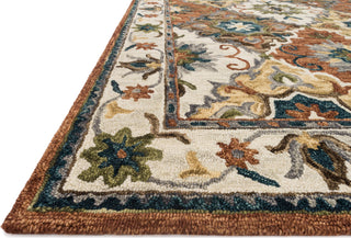 Loloi Victoria VK-17 Multi/Ivory Area Rug Corner Image Feature