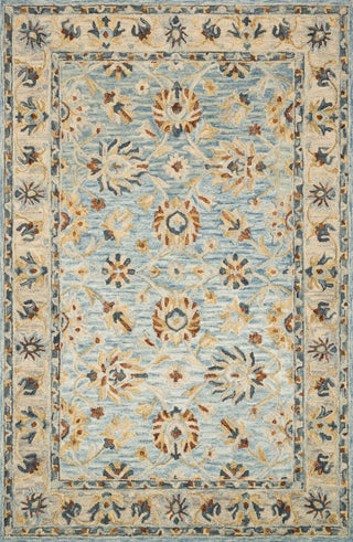 Loloi Victoria VK-18 Light Blue/Natural Area Rug Main Image