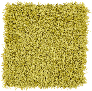 Surya Vivid VIV-807 Lime Shag Weave Area Rug 16'' Sample Swatch