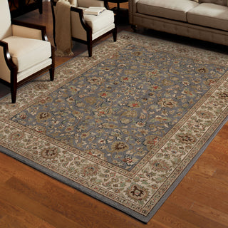 Orian Rugs Vivacious Queen Elizabeth Gray Area Rug Room Scene Feature