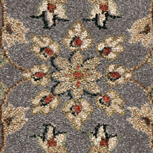 Orian Rugs Vivacious Queen Elizabeth Gray Area Rug Swatch