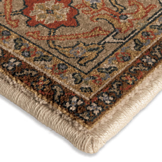 Orian Rugs Vivacious Konya Beige Area Rug Corner Shot