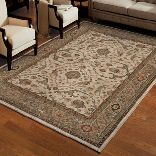 Orian Rugs Vivacious Konya Beige Area Rug Room Scene Feature