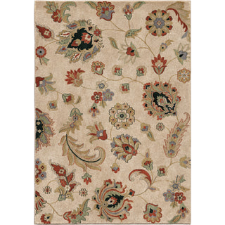 Orian Rugs Vivacious Flower Fields Beige Area Rug main image