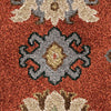Orian Rugs Vivacious Tangier Burnt Red Area Rug Swatch