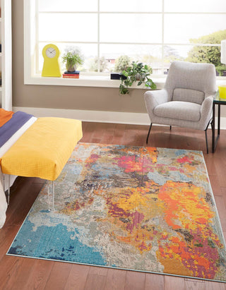 Unique Loom Vivid T-VIVD10 Multi Area Rug Rectangle Lifestyle Image