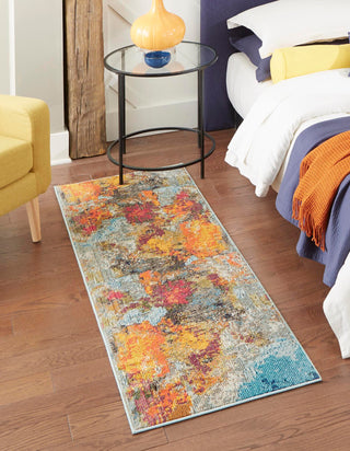 Unique Loom Vivid T-VIVD10 Multi Area Rug Runner Lifestyle Image