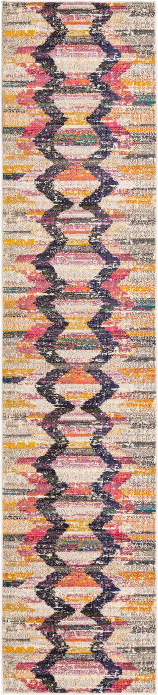 Unique Loom Vivid T-VIVD2 Multi Area Rug Runner Top-down Image