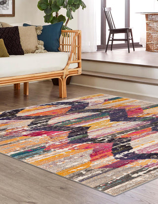 Unique Loom Vivid T-VIVD2 Multi Area Rug Square Lifestyle Image