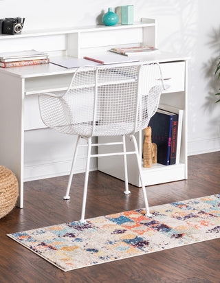 Unique Loom Vivid T-VIVD5 Ivory Area Rug Runner Lifestyle Image