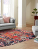 Unique Loom Vivid T-VIVD6 Multi Area Rug Oval Lifestyle Image