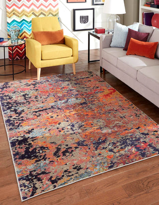 Unique Loom Vivid T-VIVD6 Multi Area Rug Rectangle Lifestyle Image