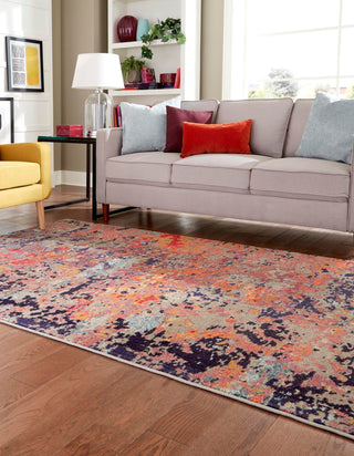 Unique Loom Vivid T-VIVD6 Multi Area Rug Rectangle Lifestyle Image