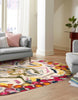 Unique Loom Vivid T-VIVD7 Multi Area Rug Oval Lifestyle Image