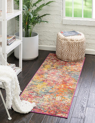 Unique Loom Vivid T-VIVD8 Multi Area Rug Runner Lifestyle Image