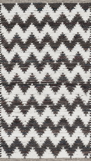 Loloi Vivian HVI01 Dark Brown Area Rug main image