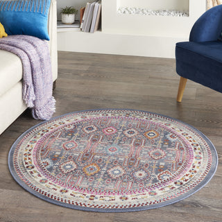 Nourison Vintage Kashan VKA05 Grey/Multi Area Rug