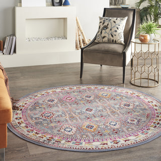 Nourison Vintage Kashan VKA05 Grey/Multi Area Rug