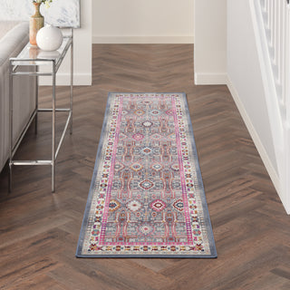 Nourison Vintage Kashan VKA05 Grey/Multi Area Rug