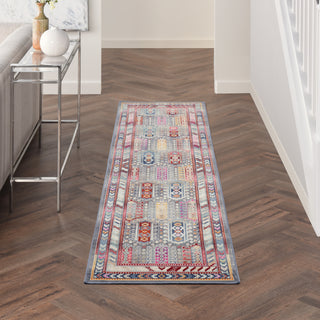 Nourison Vintage Kashan VKA06 Grey/Multi Area Rug