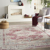 Nourison Vintage Kashan VKA07 Red/Ivory Area Rug