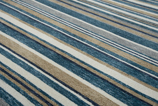 Rizzy Villa VLA101 TEAL Area Rug Detail Image