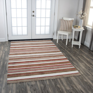 Rizzy Villa VLA106 RUST Area Rug Room Image Feature