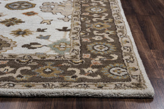 Rizzy Valintino VN9445 Light Gray Area Rug Edge Shot