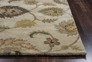 Rizzy Valintino VN9449 Tan Area Rug Edge Shot