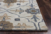 Rizzy Valintino VN9656 Taupe Area Rug Edge Shot