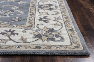 Rizzy Valintino VN9658 Gray Area Rug Edge Shot