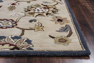 Rizzy Valintino VN9667 Beige Area Rug Edge Shot