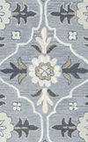 Rizzy Valintino VN9687 Gray Area Rug Detail Image