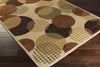 Surya Ventura VNT-7001 Beige Machine Loomed Area Rug Corner Shot