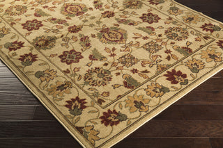Surya Ventura VNT-7010 Beige Machine Loomed Area Rug Corner Shot
