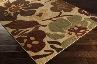 Surya Ventura VNT-7022 Mocha Machine Loomed Area Rug Corner Shot