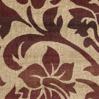 Surya Ventura VNT-7024 Burgundy Machine Loomed Area Rug Sample Swatch