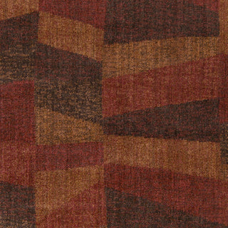 Surya Ventura VNT-7025 Rust Machine Loomed Area Rug Sample Swatch