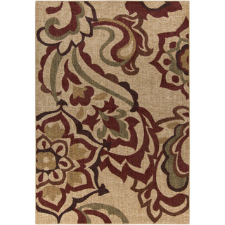 Surya Ventura VNT-7031 Burgundy Area Rug 5'3'' x 7'3''