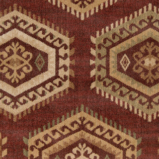 Surya Ventura VNT-7034 Cherry Machine Loomed Area Rug Sample Swatch