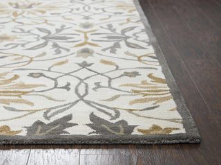 Rizzy Valintino VN511A Gray Area Rug Corner Image