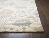 Rizzy Valintino VN610A Beige Area Rug Detail Image