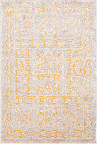 Surya Venezia VNZ-2306 Mustard Bright Orange Camel Beige Medium Gray Area Rug main image