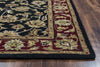 Rizzy Volare VO0821 Black Area Rug Edge Shot