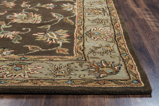 Rizzy Volare VO1145 Brown Area Rug Edge Shot