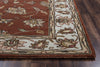 Rizzy Volare VO1244 Rust Area Rug Edge Shot