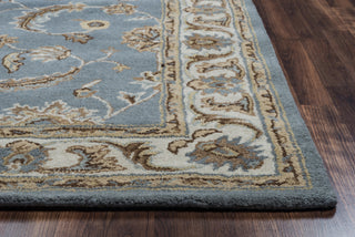 Rizzy Volare VO1427 Blue Area Rug Edge Shot